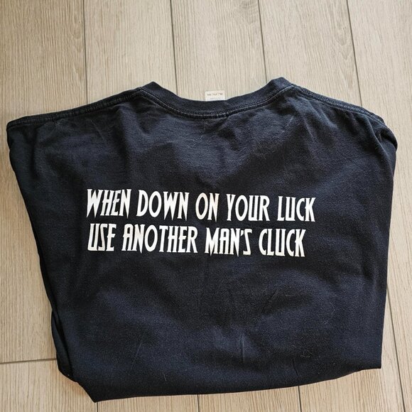 Funny Rooster Black T Shirt Men's Size 3XL The Dock Farm Shirt Chicken Lovers - Picture 7 of 7